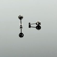 Cosmos-ørestik-6mm-sort-925 sølv-2025-3