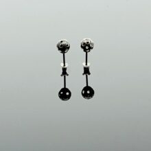 Cosmos-ørestik-6mm-sort-925 sølv-2025-4